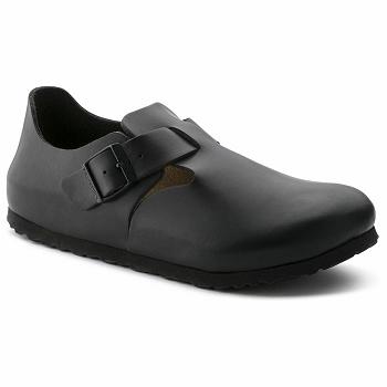 Dámské Obuv Birkenstock London Soft Footbed Læder Černé | CZ 276VRW